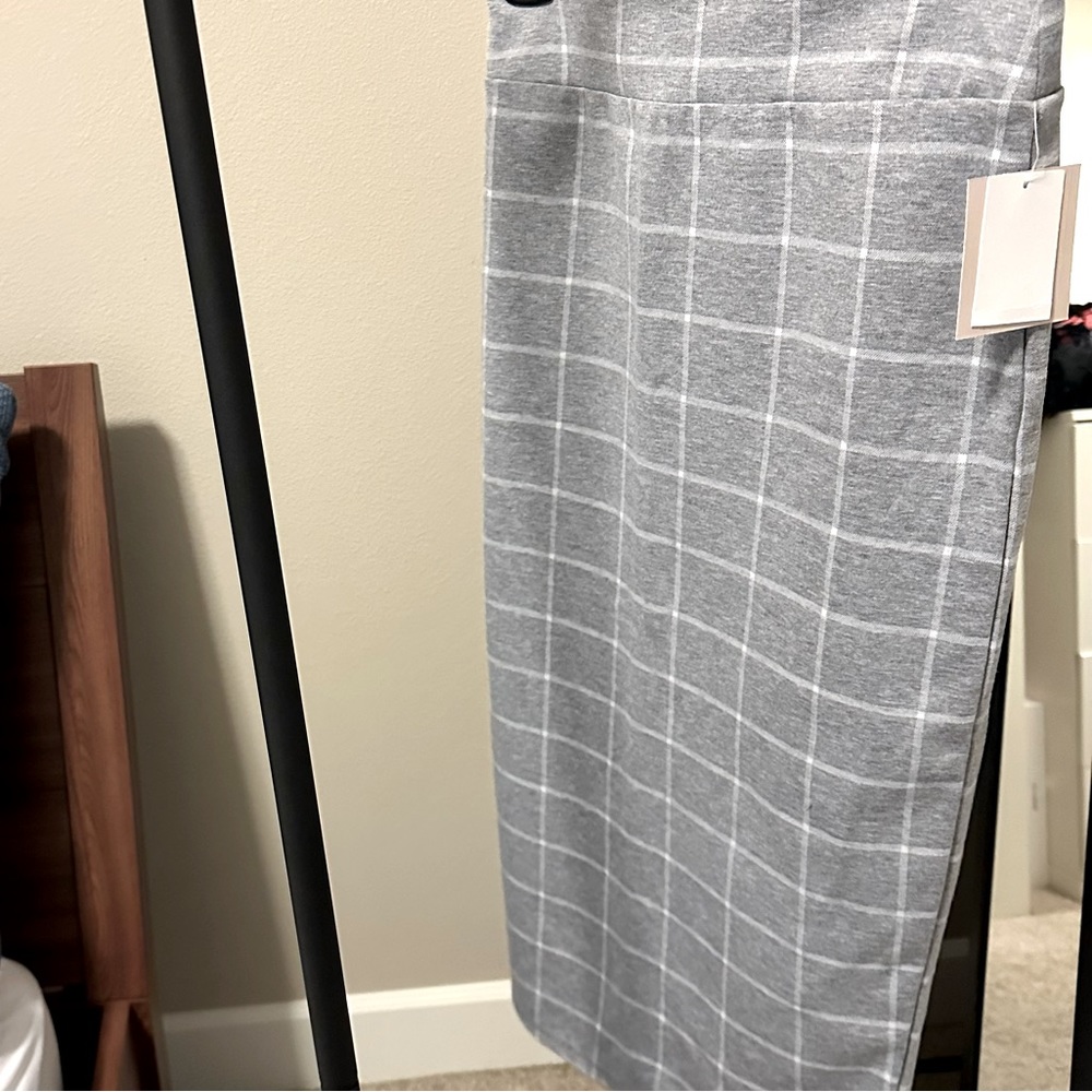 14th & Union Midi Pencil Skirt checkered, plaid, NWT